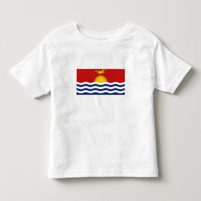 Camiseta De Bebé Bandera de Kiribati (Anverso)