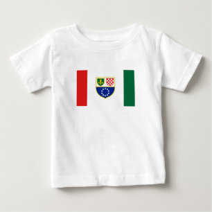 Camiseta De Bebé Bandera de la Federación de Bosnia-Herzegovina