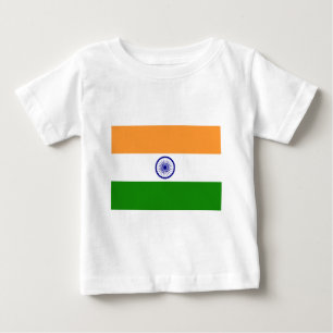 Camiseta De Bebé Bandera de la India - तिरंगा - भा
