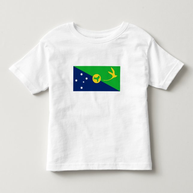 Camiseta De Bebé Bandera de la isla de los navidades (Anverso)