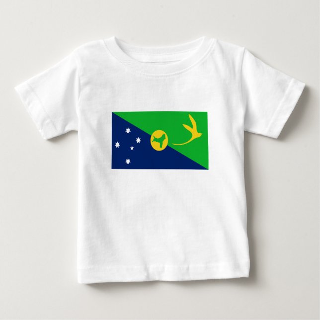 Camiseta De Bebé Bandera de la isla de los navidades (Anverso)