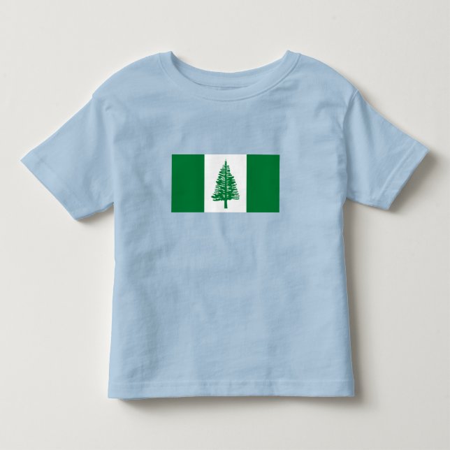 Camiseta De Bebé Bandera de la Isla Norfolk (Anverso)