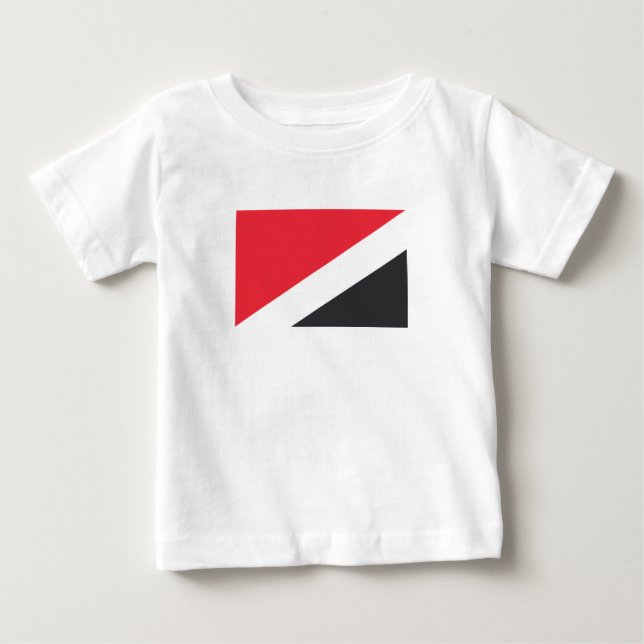 Camiseta De Bebé Bandera de la Principado de Sealand (Anverso)