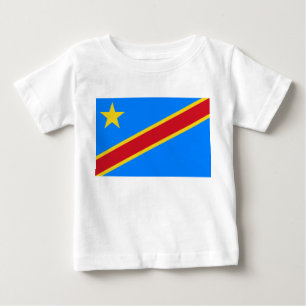 Camiseta De Bebé Bandera de la RDC (República Democrática del Congo