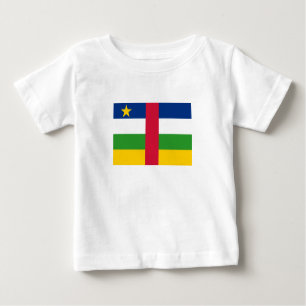 Camiseta De Bebé Bandera de la República Centroafricana