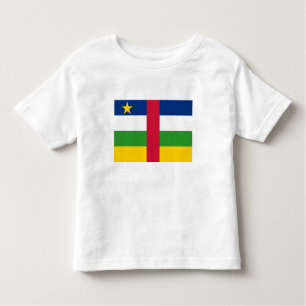 Camiseta De Bebé Bandera de la República Centroafricana