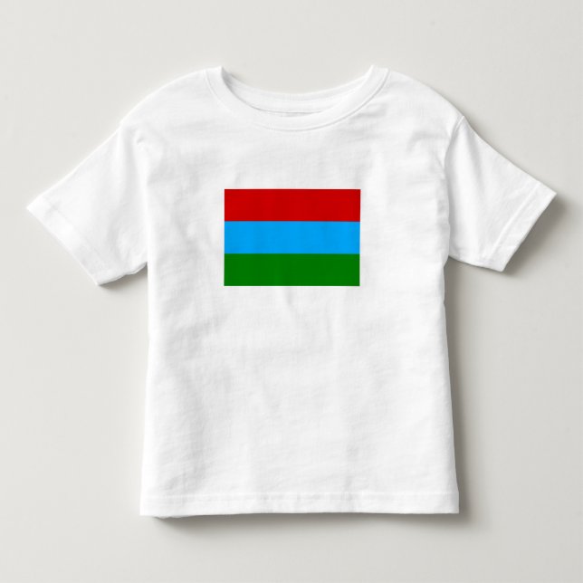 Camiseta De Bebé Bandera de la República de Karelia (Anverso)