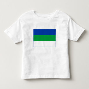 Camiseta De Bebé Bandera de la República de Komi