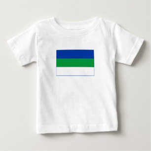Camiseta De Bebé Bandera de la República de Komi