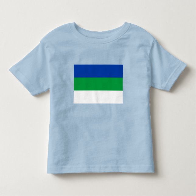 Camiseta De Bebé Bandera de la República de Komi (Anverso)