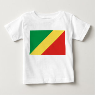 Camiseta De Bebé Bandera de la República del Congo