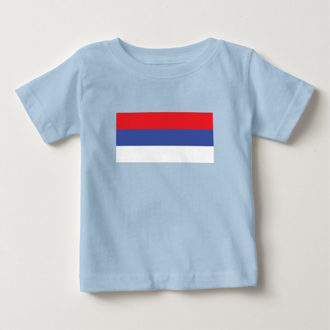 Camiseta De Bebé Bandera de la República Srpska (Anverso)