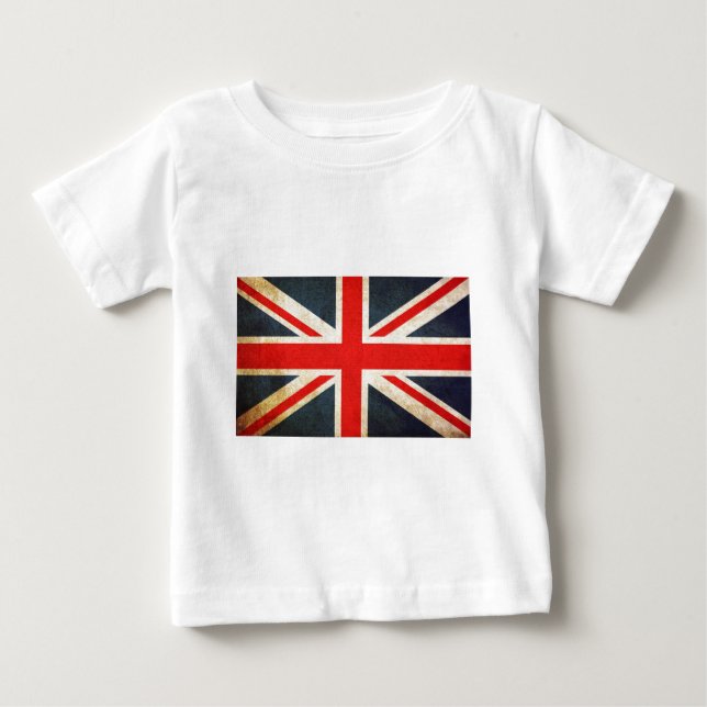 Camiseta De Bebé Bandera de la Unión Británica (Anverso)