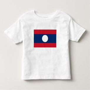 Camiseta De Bebé Bandera de Laos