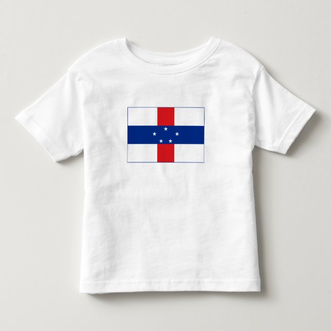 Camiseta De Bebé Bandera de las Antillas Neerlandesas (Anverso)