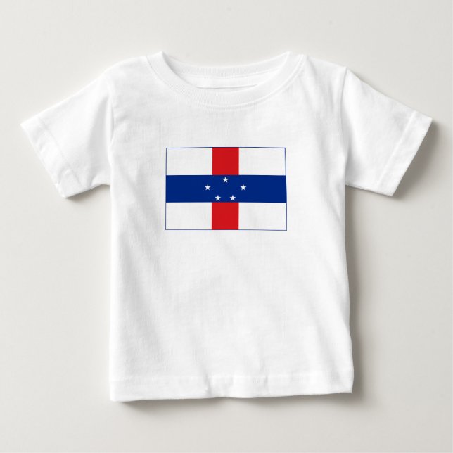 Camiseta De Bebé Bandera de las Antillas Neerlandesas (Anverso)