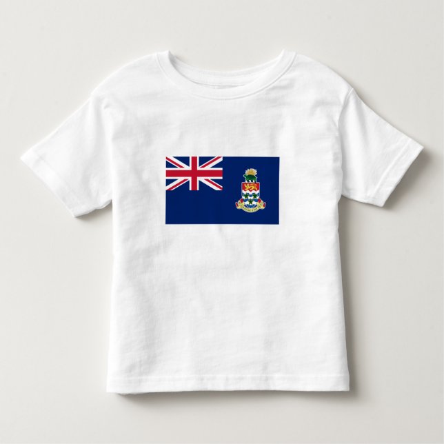 Camiseta De Bebé Bandera de las Islas Caimán (Anverso)