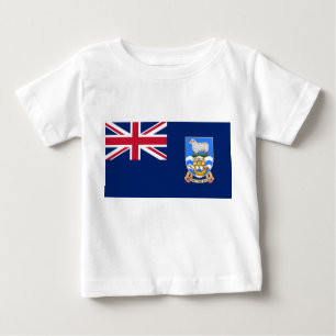 Camiseta De Bebé Bandera de las Islas Falkland (Territorio Británic