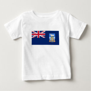 Camiseta De Bebé Bandera de las Islas Malvinas