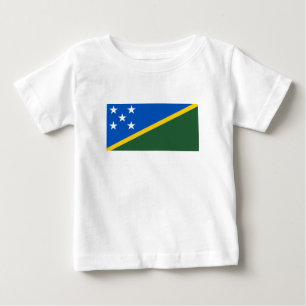 Camiseta De Bebé Bandera de las Islas Salomón