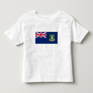 Camiseta De Bebé Bandera de las Islas Vírgenes Británicas