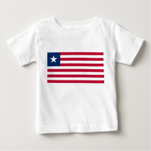 Camiseta De Bebé Bandera de Liberia (Liberia)