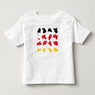 Camiseta De Bebé Bandera de los Estados alemanes