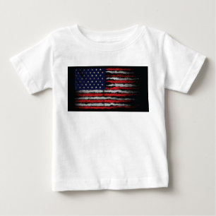 Camiseta De Bebé Bandera de los Estados Unidos
