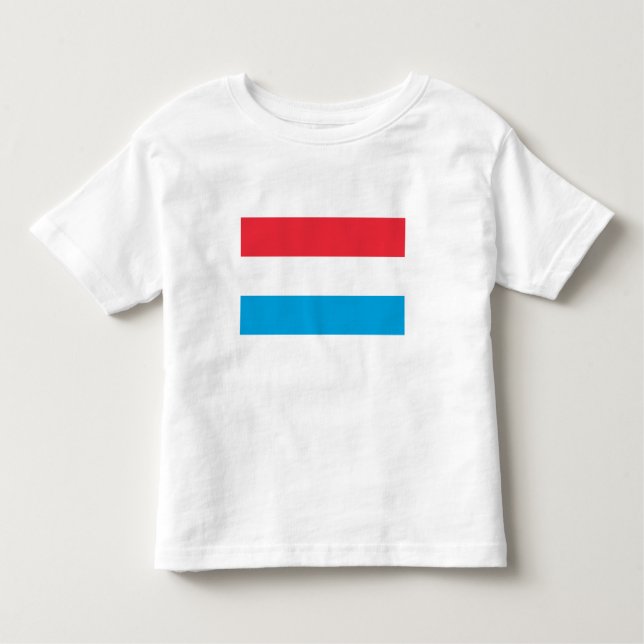 Camiseta De Bebé Bandera de Luxemburgo (Anverso)