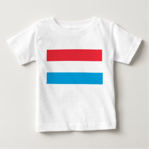 Camiseta De Bebé Bandera de Luxemburgo