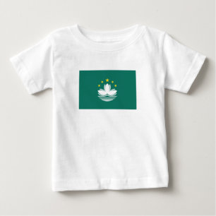 Camiseta De Bebé Bandera de Macao