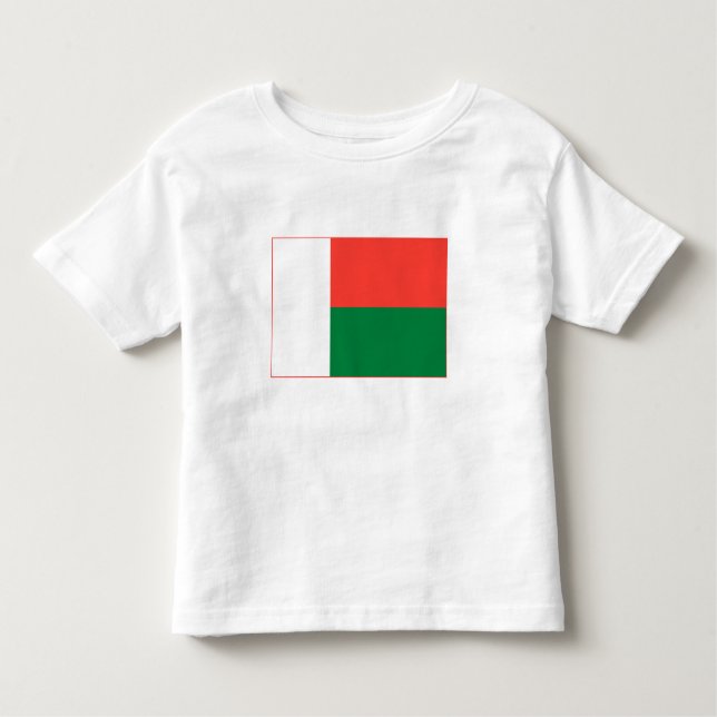 Camiseta De Bebé Bandera de Madagascar (Anverso)