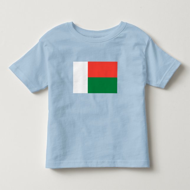 Camiseta De Bebé Bandera de Madagascar (Anverso)