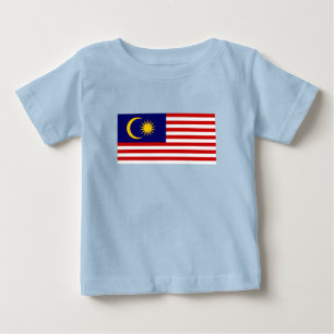 Camiseta De Bebé Bandera de Malasia