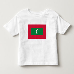 Camiseta De Bebé Bandera de Maldivas