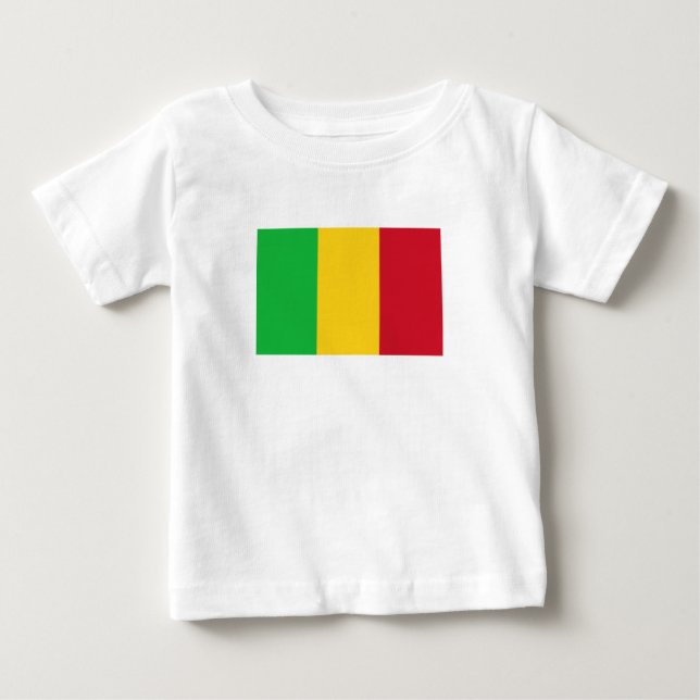 Camiseta De Bebé Bandera de Mali (Anverso)