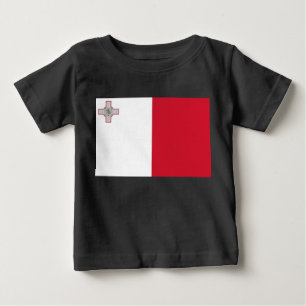 Camiseta De Bebé Bandera de Malta