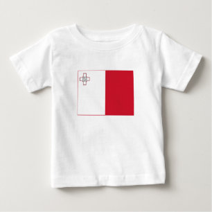 Camiseta De Bebé Bandera de Malta