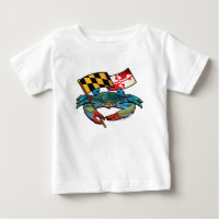 Bandera de Maryland del cangrejo azul