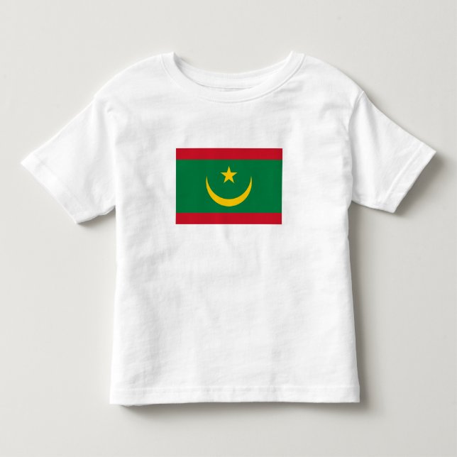 Camiseta De Bebé Bandera de Mauritania (Anverso)