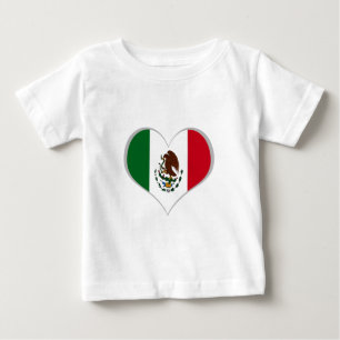 Camiseta De Bebé Bandera de México