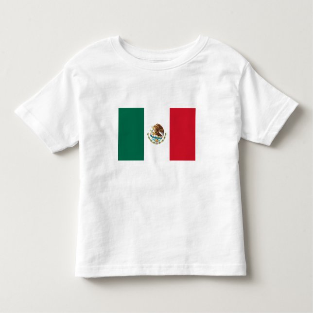 Camiseta De Bebé Bandera de México (Anverso)