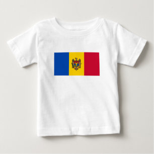 Camiseta De Bebé Bandera de Moldavia