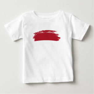 Camiseta De Bebé Bandera de Mónaco