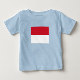 Camiseta De Bebé Bandera de Mónaco