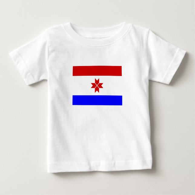 Camiseta De Bebé Bandera de Mordovia (Anverso)