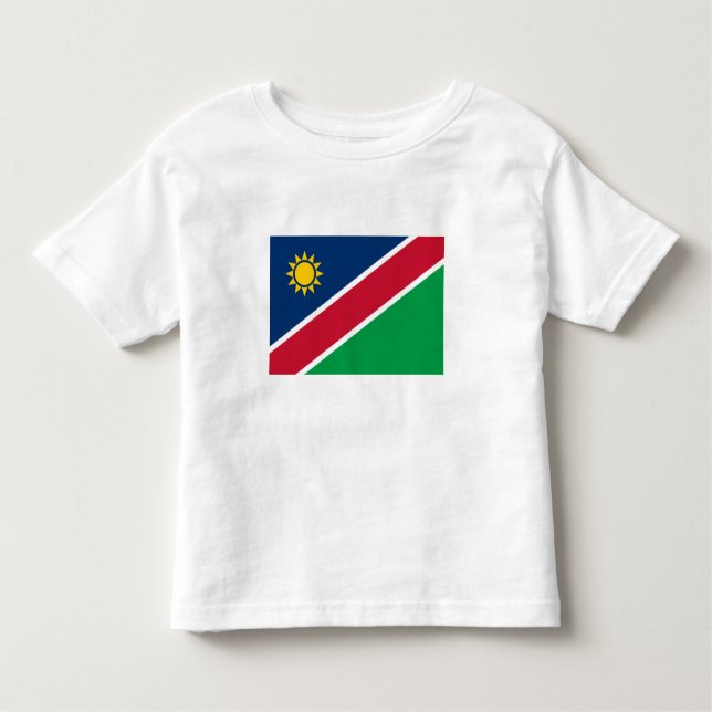 Camiseta De Bebé Bandera de Namibia (Anverso)