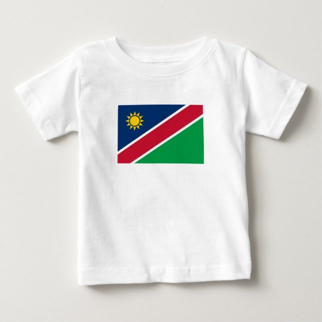 Camiseta De Bebé Bandera de Namibia (Anverso)