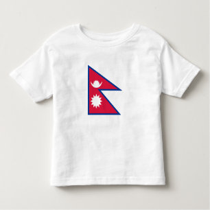 Camiseta De Bebé Bandera de Nepal