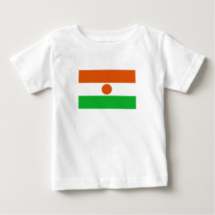 Camiseta De Bebé Bandera de Níger